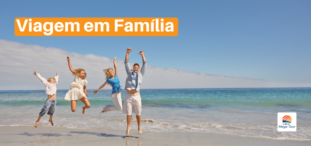 Conheça os melhores destinos para fazer uma viagem em família com a mega tour.